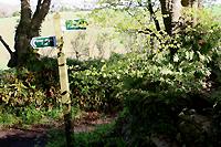 From above the old railway bridge to the village