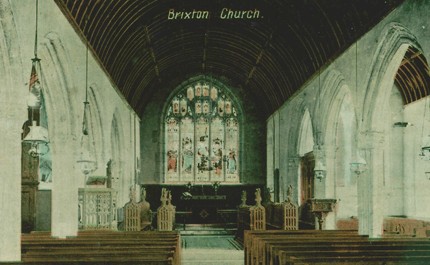 Interior of St Marys Church, Brixton
